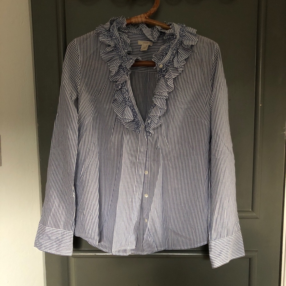 Striped button up shirt